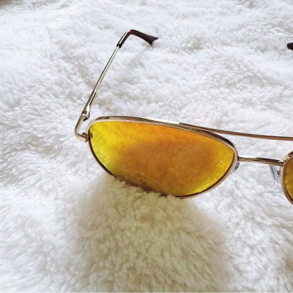 Jace Orange Polarized Classic Aviator Sunglasses